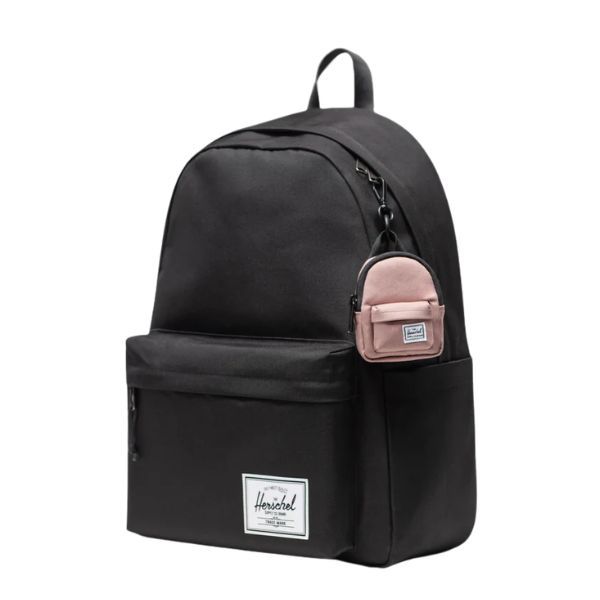 Herschel Classic Backpack Bag Charm Ash Rose