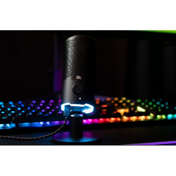 JBL Quantum Stream USB microphone for Streaming, Recording and Gaming