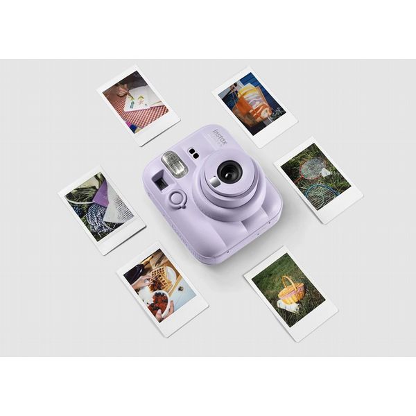 Fujifilm Instax Mini 13 Dreamy Purple Instant Camera + 20-Pack Film Bundle (Glossy & Black Edge)