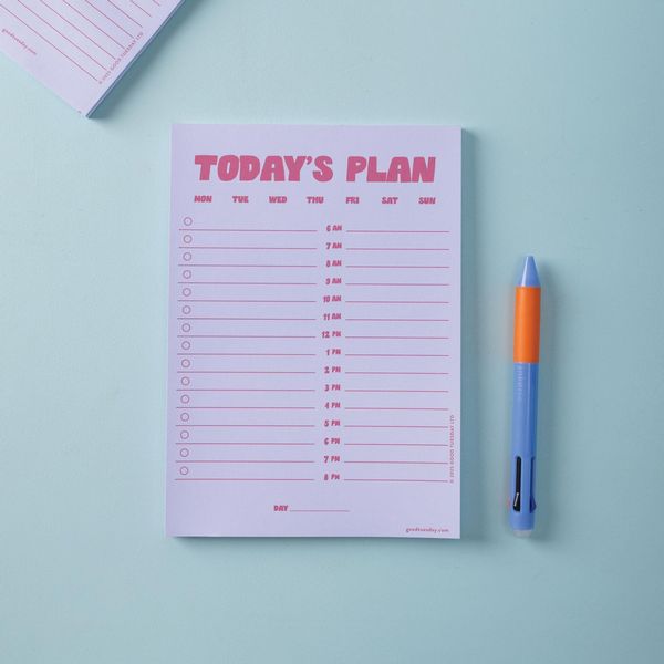 Daily Planner Pad A5 | Lilac & Plum
