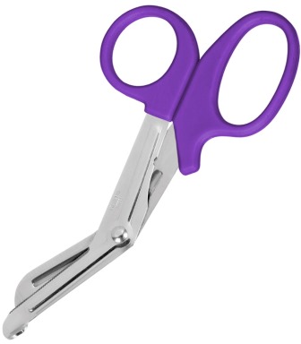 Nurses 5 1/2 inch Utility Scissors - Purple