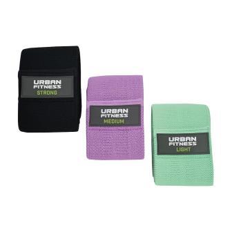 Urban Fitness� Fabric Resistance Band Loop (Set of 3) 15 Inch width